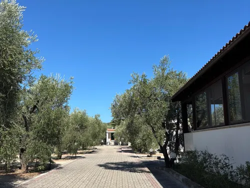 L'area barbecue e parco giochi della Tenuta