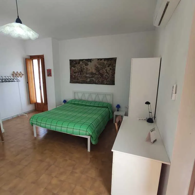 La camera matrimoniale con quadro