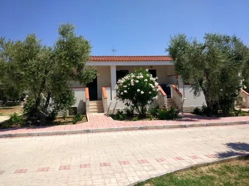La villa principale della Tenuta Montincello tra gli ulivi